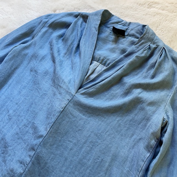Mossimo | Chambray Denim Popover Blouse | S - Picture 9 of 16